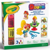 SET CAPELLI PAZZERELLI ESTILISTA PASTA DA MODELLARE 15 PEZZI MODELING DOUGH CRAYOLA GIOCHI E ACCESSORI RICREATIVI