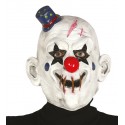 MASCHERA LATTICE MOSTRO CLAWN PAGLIACCIO ZOMBIE CON CAPPELLO PER TRAVESTIMENTI DI HALLOWEEN/CARNEVALE E SCENE ORROR