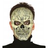 MASCHERA SCHIUMA LATTICE CON ELASTICO TESCHIO VERDE ARTICOLI X TRAVESTIMENTI DI HALLOWEEN CARNEVALE E SCENE HORROR