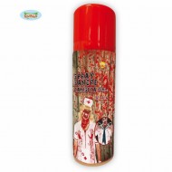 BOMBOLETTA SPRAY SANGUE ROSSO FINTO PER FESTE E SCHERZI DI CARNEVALE/HALLOWEEN E PARTY VARI 75ML.76G.(F AKE BLOOD CLATHI