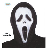 MASCHERA SCREAM PER FESTE E TRAVESTIMENTI DI HALLOWEEN/CARNEVALE E PARTY A TEMA HORROR. GUIRCA CARETA SCREAM PLASTICO