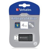 PENDRIVE VERBATIM 4GB PINSTRIPE USB DRIVE