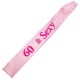 FASCIA IN RASO ROSA CON LUCI CON SCRITTA 60 SEXY