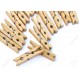 BLISTER 50 MOLLETTINE IN LEGNO MM25X3CM ICOLORE LEGNO NATURALE PER DECORAZIONI VARIE BOMBONIERE SEGNA POSTO I CREA DECO"