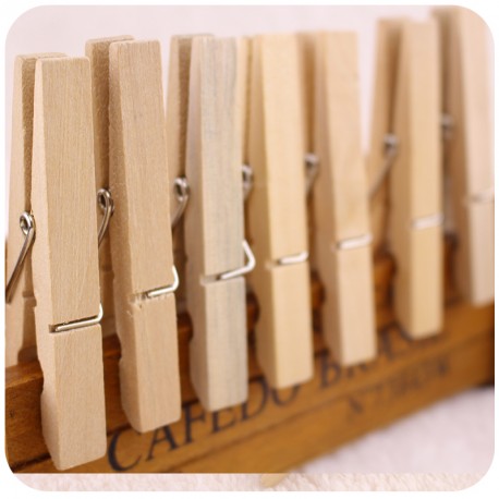 BLISTER 50 MOLLETTINE IN LEGNO MM72X10 COLORE LEGNO NATURALE PER DECORAZIONI VARIE BOMBONIERE SEGNA POSTO I CREA DECO"