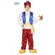 COSTUME CARNEVALE LADRO DEL DESERTO ALADINO GENIO LAMPADA 5/6 ANNI VESTITO COMPL.CAPPELLO/CAMICIA GILET/CINTA/PANTALONI