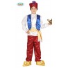COSTUME CARNEVALE LADRO DEL DESERTO ALADINO GENIO LAMPADA 7/9 ANNI VESTITO COMPL.CAPPELLO/CAMICIA GILET/CINTA/PANTALONI