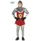 COSTUME CARNEVALE RE CAVALIERE DRAGO 7/9 ANNI VESTITO MEDIEVALE COMPLETO CAPUCCI.TUNICA/CINTA/C.STIVALI/C.POLSI/C.SPALLE