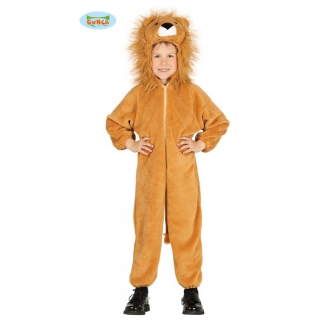 COSTUME CARNEVALE LEONE BAMBINI 3/4 ANNI VESTITO COMPLETO  TUTA/CAPUCCIO/CODA PER TRAVESTIMENTI DI ANIMALI DELLA GIUNGLA - Parole e  Pensieri