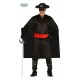 COSTUME CARNEVALE BANDITO ZORRO TAGL.L 50/54 VESTITO COMPL.MASCH.CAMICIA/CINTURA/PANTALONI/MANTELLO/CAPPELLO NO ACCESS