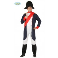 COSTUME CARNEVALE NAPOLEONE IMPERATORE FRANCESE TAGL.L 50/54 VESTITO COMPL.CAPPE./GIACCA CAMICIA/FASCIA/PANTAL.NO ACCESS