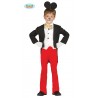 COSTUME CARNEVALE TOPOLINO BABY 5/6 ANNI VESTITO RATONCITO COMPLETO DIADEMA/GILET CON PAPILLON/PANTALONI NO ACCESSORI
