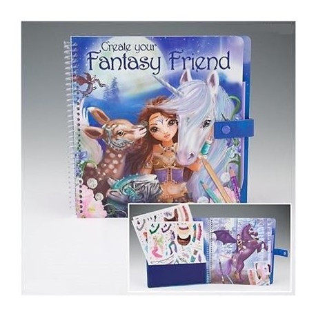 ALBUM CREATE YOUR FANTASY FRIEND TOP MODEL AND + STICKERS