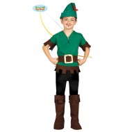 VESTITO CARNEVALE ROBIN HOOD 4/6 ANNI