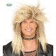 PARRUCCA BIONDA PUNK ROCK STAR ARTICOLI PER TRAVESTIMENTI DI CARNEVALE E PARTY A TEMA ROCK ANNI 90 NO ACCESSORI
