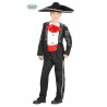 COSTUME CARNEVALE MESSICANO 3/4 ANNI VESTITO COMPLETO DI GIACCA CON CAMICIA CINTURA PANTALONE NO CAPPELLO NO ACCESSORI