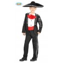 COSTUME CARNEVALE MESSICANO 5/6 ANNI VESTITO COMPLETO DI GIACCA CON CAMICIA CINTURA PANTALONE NO CAPPELLO NO ACCESSORI