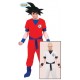 COSTUME CARNEVALE GOKU DRAGON BALL ADULTO TG M VESTITO COMPLETO CAMICIA/POLSINI/PANTALONI/COPRI STIVALI/PARRUCCA NO ACCE