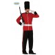 COSTUME CARNEVALE GUARDIA INGLESE ADULTO TG M VESTITO COMPLETO DI GIACCA/PANTALONE/CAPPELLO/CINTURA NO ACCESSORI