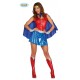 COSTUME CARNEVALE POWER WOMAN WANDER WOMAN TG L VESTITO/MANTELLO/CINTURA/DIADEMA PER FESTE E PARTY VARI NO ACCESSORI