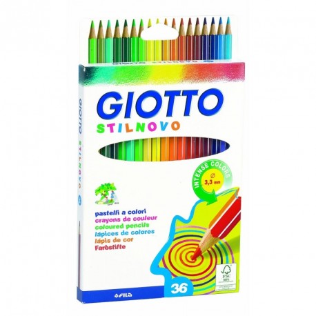 PASTELLI GIOTTO STILNOVO DA 36PZ COLORI