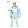 COSTUME CARNEVALE PRINCIPE AZZURRO TG M ADULTI VESTITO COMPLE.CAPPELLO//TUNICA E MANTELLO/CINTURA/PANTALONI NO ACCESSORI