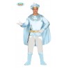 COSTUME CARNEVALE PRINCIPE AZZURRO TG L ADULTI VESTITO COMPLE.CAPPELLO//TUNICA E MANTELLO/CINTURA/PANTALONI NO ACCESSORI