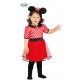 COSTUME CARNEVALE TOPOLINA BABY 6/12 MESI VESTITO MINNIE E CERCHIETTO CON ORECCHIE E FIOCCO NO ACCESSORI