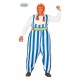 COSTUME CARNEVALE GUERRIERO FRANCESE GALLICO OBELIX GALLO FORZUTO VESTITO TG L COMPL.CINTURA E PANTALONE NO ACCESSORI