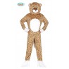 COSTUME CARNEVALE LEOPARDO MIS.UN.50/54 VESTITO TUTA E CAPUCCIO PER TRAVESTIMENTI DA ANIMALI DELLA GIUNGLA NO ACCESSORI