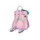 ZAINO TEMPO LIBERO LOST IN MUSIC GORJUSS SANTORO LONDON ORIGINAL 31X38X15CM CON ZIP ESTENSIBILE ROSA/LILLA SFUM.100%PU