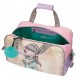 BORSA DA VIAGGIO LOST IN MUSIC GORJUSS SANTORO LONDON ORIGINAL 45X25X25CM ROSA/LILLA SFUM.IDEALE PER PISCINA E PALESTRA