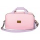 BORSA DA VIAGGIO LOST IN MUSIC GORJUSS SANTORO LONDON ORIGINAL 45X25X25CM ROSA/LILLA SFUM.IDEALE PER PISCINA E PALESTRA