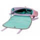 ZAINO SCUOLA LAVORO E T. LIBERO PORTA PC LOST IN MUSIC GORJUSS SANTORO LONDON ORIGINAL 29X39X9CM ROSA/LILLA SFUM.100%PU