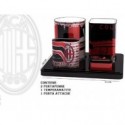 SET DA SCRIVANIA IN LATTA AC MILAN 5 PEZZI