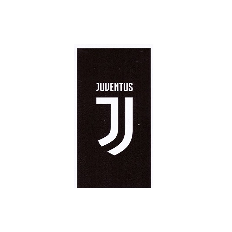 90 x 170 cm Hermet Telo Mare Ufficiale FC Juventus in Cotone Bianco Nero 