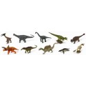 BOX TRASPARENTE10 MINI DINOSAURI ASSORTITI DA 7 A 10CM COLLECTA ARTICOLI PER ADULTI E GIOCHI PER BAMBINI SOPRA I 3 ANNI