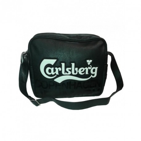 TRACOLLA CARLSBERG CLASSIC NERA ORIZZONTALE 30X35 CM.