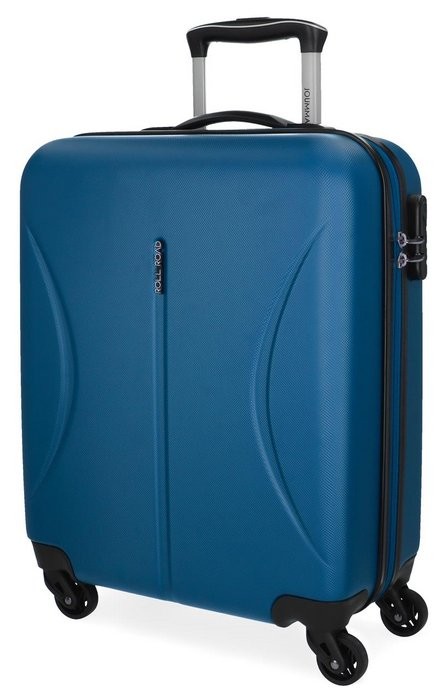 TROLLEY ABS 4 RUOTE ROLL ROAD CAMBOYA BLU VALIGIA BAGAGLIO A MANO  40X55X20CM CHIUSURA A COMBINAZIONI 2 ANNI GARANZIA - Parole e Pensieri