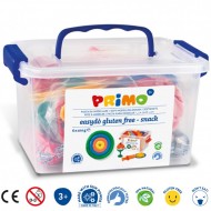 MOROCOLOR SET EASYDO"SNACK BAR PASTA PER MODELLARE 8 PEZZI X 100GR. PIU"ACCESSORI CON TOVAGLIETTA - SENZA GLUTINE