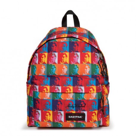 ZAINO AMERICANO PADDED PAKR SCREENS ANDY WARHOL EASTPAK 24L.40X30X18CM EK620 13T GARANZ.30 ANNI DISTRIBU.DA GUT ITALY