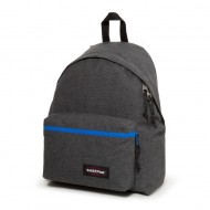 ZAINO AMERICANO PADDED PAK"R FROSTED DARK EASTPAK 24L.40X30X18CM GRIGIO ZIP AZZ. EK620 GARANZ.30 ANNI DISTRIBU.GUT ITALY