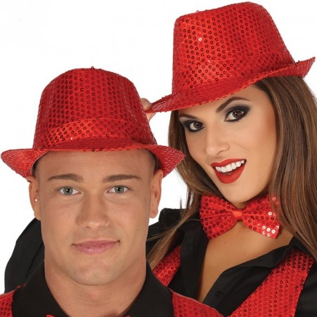 Cappello Di Babbo Natale Con Paillettes Per Adulti – Rosso E Verde Glitterato, Con Fiocco E Campanelle, Per Feste Natalizie