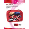 MIRACULOUS ASTUCCIO CORREDO 3 ZIP 41PEZZI FRIXION/GIOTTO/TRATTO/FILA LADY BUG COCCINELLA DISTRIB.DA PANINI SCUOLA ITALY