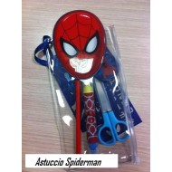 ASTUCCIO COMPLETO SPIDERMAN MARVEL: GOMMA-MATITA-PENNA-RIGHELLO-TEMPERINO