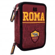 ASTUCCIO CORREDO 3 ZIP SCUOLA AS ROMA PRODOTTO UFFICIALE INTERNO 41 PZ. FRIXION/GIOTTO/TRATTO/LYRA PANINI SCUOLA ITALY