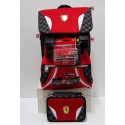 PROMO SCHOOL PACK FERRARI KIDS ZAINO ESTENSIB.+GADGET+ASTUCCIO 3 ZIP SCUOLA FRIXION/GIOTTO/TRATTO DA PANINI SCUOLA ITALY