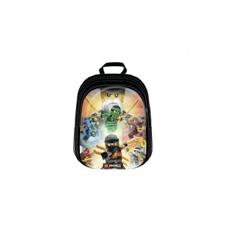 ZAINO EXTEND NINJAGO MASTER WU LEGO ZAINO TONDO OVETTO PER SCUOLA E VIAGGI DISTRIBUITO DA PANINI SCUOLA LEGO NINJA