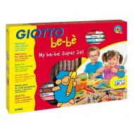 CONFEZIONE GIOTTO BEBÈ MAXI SET MY BE-BÈ SUPER SET GIOCO CREATIVO SUPER PENNARELLI MATITONI PASTA MODELLABILE + ACCESSO