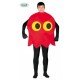 COSTUME CARNEVALE PAC MAN ROSSO PER ADULTI TAGLIA UNICA SENZA TUTA ARTICOLO PER TRAVESTIMENTI VARI COD 80770 GUIRCA